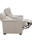 Odessey - Power Console Loveseat Recliner With Power Headrest, Power Lumbar, Heat And Massage