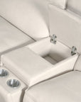 MS - Vann Six-Piece Power Sectional - White