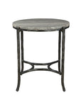 Stonewall - End Table - Silver / Black