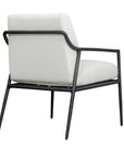 Thayer - Outdoor Upholstered Lounge Chair - Bronze / White