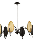 Warwick - 6 Light Chandelier - Matte Black