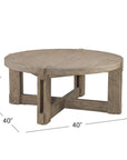 McGuire - Cocktail Table - Dark Brown