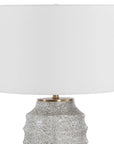 Acosta - Ribbed Table Lamp - Gray