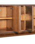 Melange - Lloyds Leopard Entertainment Credenza - Dark Brown