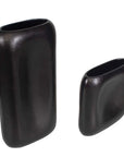 Anodic - Vases (Set of 2) - Dark Brown