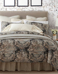 Victoria - King Washed Linen Comforter Set Set of 3 - Multi Color