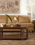 Leesburg - Chairside Chest - Dark Brown
