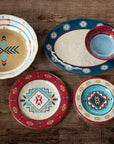 Spirit Valley - Melamine Dinnerware Set (Set of 14), 2 Per Carton - Multi Color