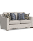 Milo - Fabric Loveseat With Nailhead Trim