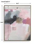 Process - Framed Abstract Art - Black / Gold / Gray / Green / Pink / Purple / White