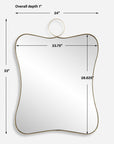 Talia - Brass Vanity Mirror