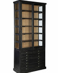 Balmoral - Single Display Cabinet - Black