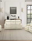Gunner - Recliner With Power And Power Headrest - Almond
