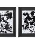 Expressive Abstract I Framed Print - Black