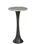 Trumpet - Martini Table - Silver / Black