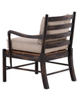 Paxton - Occasional Chair - Dark Brown / Beige