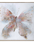 Free Flying - Hand Painted Canvas - Blue