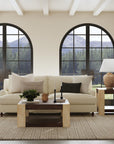 Harmony - End Table - Carbon Mindi / Blonde Acacia