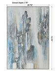 Celebrate - Modern Art - Blue