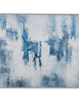 Perdido Framed Canvas - Blue