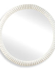Akiko - Round Mirror - White