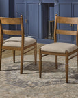 Azalea - Upholstered Dining Chair Set of 2 - Walnut
