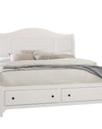 Cool Farmhouse - Sleigh Footboard Storage Bed