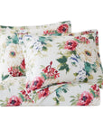 Peony - Queen Washed Linen Comforter Set Set of 3 - Blossom