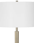 Curran - Tapered Metal Floor Lamp - White