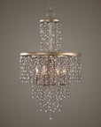 Valka - 6 Light Crystal Chandelier - Light Brown