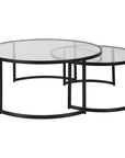 Rhea - Nesting Coffee Tables (Set of 2) - Black