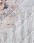 Colette - King Reversible Quilt Set Set of 3 - Blush