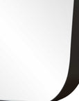 Caspian - Curved Black Dressing Mirror