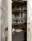 Melange - Dream Weaver Bar Cabinet - White