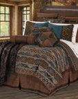 Rio Grande - Full Duvet Cover Set (Set of 7) - Brown