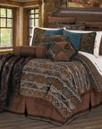 Rio Grande - Full Duvet Cover Set Set of 7 - Brown