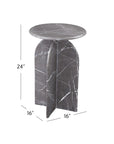 Abbey - Accent Table - Gray