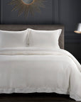 Lyocell - King Eucalyptus Duvet Cover Set Set of 3 - White