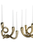 Christi - Candle Holder Set Set of 2 - Gold