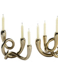 Christi - Candle Holder Set Set of 2 - Gold