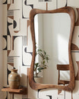 Penelope - Wall Mirror - Brown