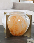 Amber Swirl - Vase - Bronze