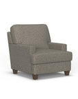 Moxy - Fabric Chair, Straight Track Arms