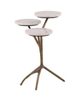 Garcia - Drink Table - Beige / Light Brown