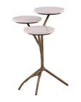 Garcia - Drink Table - Beige / Light Brown