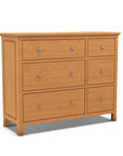 Heritage 6 Drawer Combo Dresser
