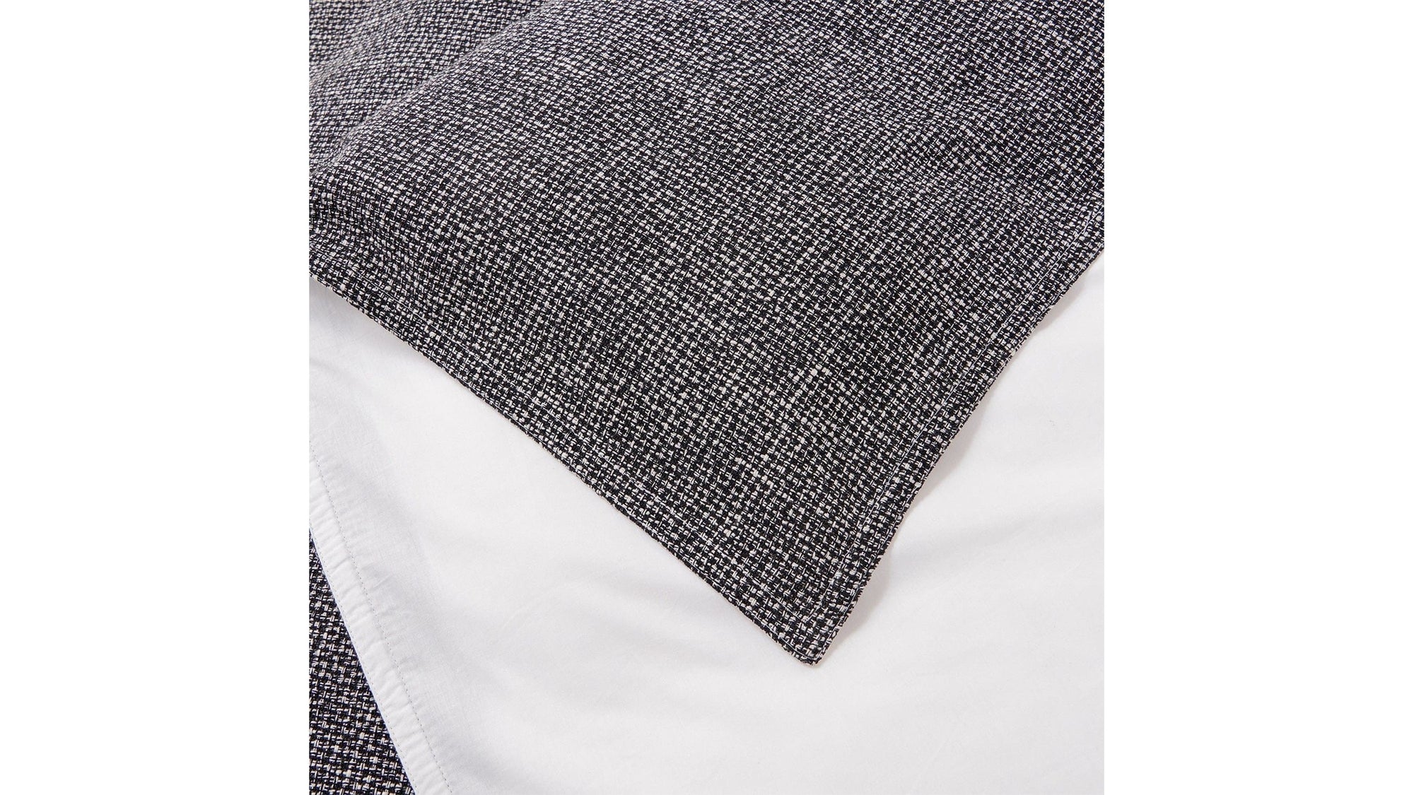 Hamilton - Queen Tweed Comforter Set Set of 4 - Gray