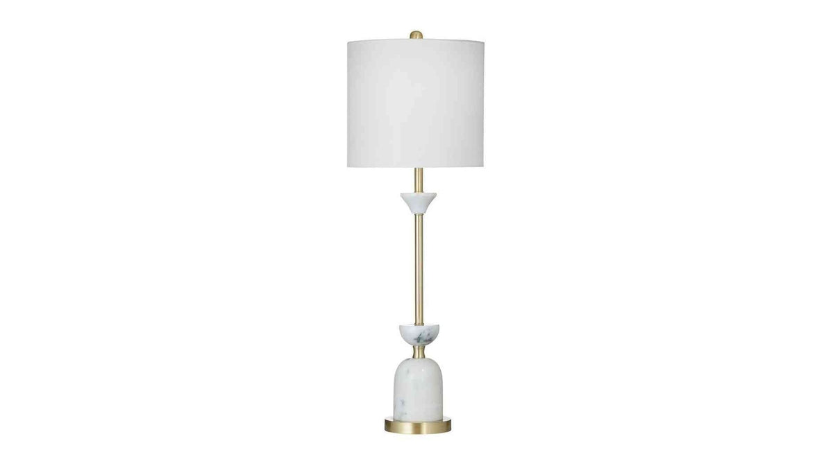 Vallhalla - Table Lamp - White / Gold