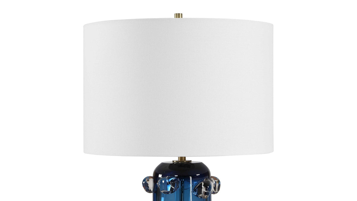 Aura - Table Lamp - Blue / Brass