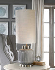 Zahlia - Ceramic Lamp - Aged Gray